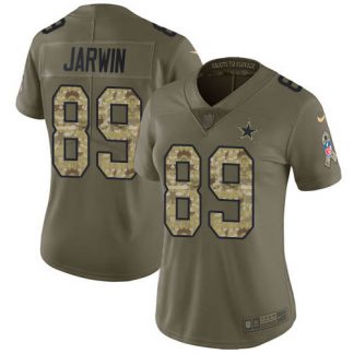 Nike Dallas Cowboys #89 Blake Jarwin Olive/Camo Women's Stitched NFL Limited 2017 Salute To Service Jersey