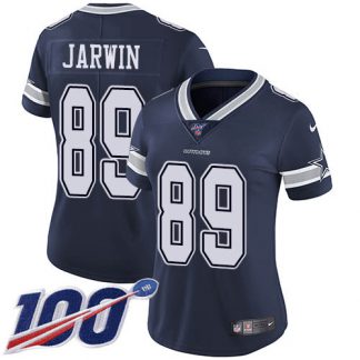 Nike Dallas Cowboys #89 Blake Jarwin Navy Blue Team Color Women's Stitched NFL 100th Season Vapor Untouchable Limited Jersey