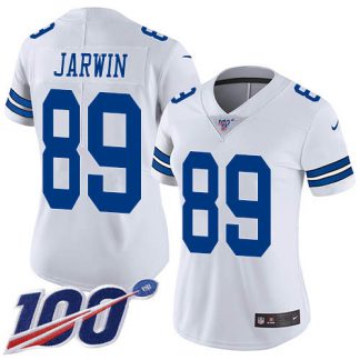 Nike Dallas Cowboys #89 Blake Jarwin White Women's Stitched NFL 100th Season Vapor Untouchable Limited Jersey