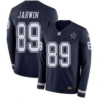 Nike Dallas Cowboys #89 Blake Jarwin Navy Blue Team Color Youth Stitched NFL Limited Therma Long Sleeve Jersey