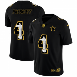 Dallas Dallas Cowboys #4 Dak Prescott Nike Carbon Black Vapor Cristo Redentor Limited NFL Jersey