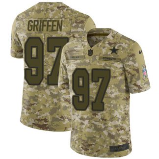 Nike Dallas Cowboys #97 Everson Griffen Camo Men's Stitched NFL Limited 2018 Salute To Service Jersey