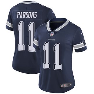 Nike Dallas Cowboys #11 Micah Parsons Navy Blue Team Color Women's Stitched NFL Vapor Untouchable Limited Jersey