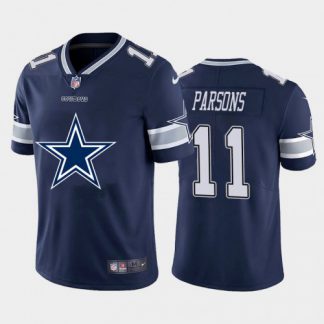 Dallas Dallas Cowboys #11 Micah Parsons Navy Blue Men's Nike Big Team Logo Vapor Limited NFL Jersey