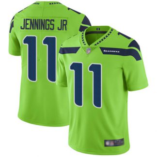 Nike Seattle Seahawks #11 Gary Jennings Jr. Green Men's Stitched NFL Limited Rush Jersey