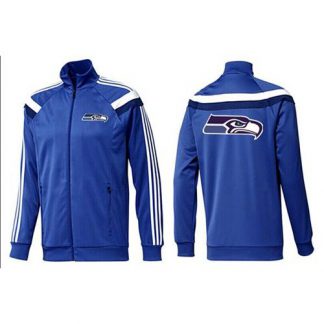 NFL Seattle Seattle Seahawks Team Logo Jacket Blue_3