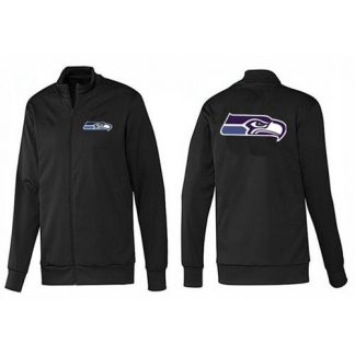NFL Seattle Seattle Seahawks Team Logo Jacket Black_1