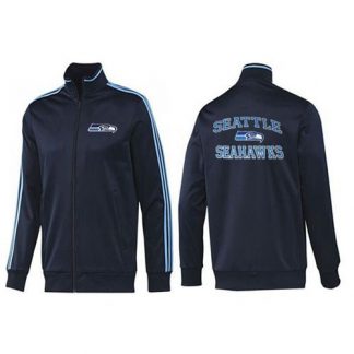 NFL Seattle Seattle Seahawks Heart Jacket Dark Blue