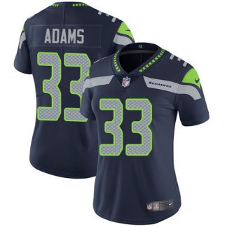 Nike Seattle Seahawks #33 Jamal Adams Steel Blue Team Color Women's Stitched NFL Vapor Untouchable Limited Jersey