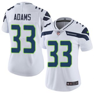 Nike Seattle Seahawks #33 Jamal Adams White Women's Stitched NFL Vapor Untouchable Limited Jersey