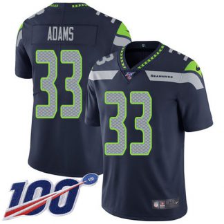 Nike Seattle Seahawks #33 Jamal Adams Steel Blue Team Color Youth Stitched NFL 100th Season Vapor Untouchable Limited Jersey