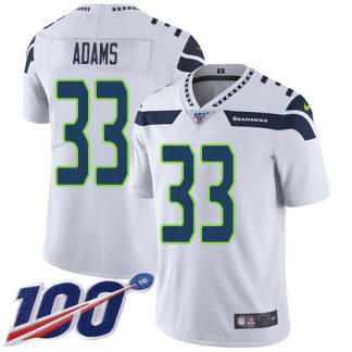 Nike Seattle Seahawks #33 Jamal Adams White Youth Stitched NFL 100th Season Vapor Untouchable Limited Jersey