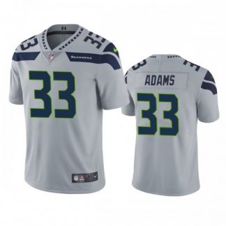 Seattle Seattle Seahawks #33 Jamal Adams Alternate Men's Nike Grey Vapor Untouchable Limited Stitched NFL Jersey