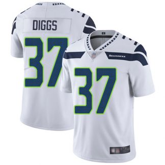 Nike Seattle Seahawks #37 Quandre Diggs White Men's Stitched NFL Vapor Untouchable Limited Jersey