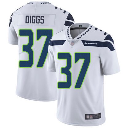 Nike Seattle Seahawks #37 Quandre Diggs White Men's Stitched NFL Vapor Untouchable Limited Jersey
