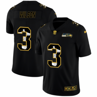 Seattle Seattle Seahawks #3 Russell Wilson Men's Nike Carbon Black Vapor Cristo Redentor Limited NFL Jersey