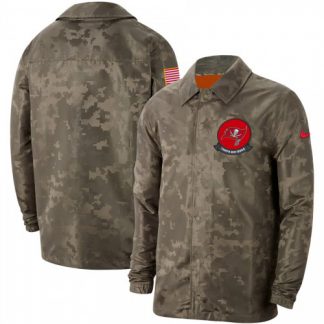Men's Tampa Bay Tampa Bay Buccaneers Nike Camo 2019 Salute to Service Sideline Full-Zip Lightweight Jacket