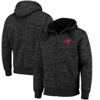 Men's Tampa Bay Tampa Bay Buccaneers G-III Sports by Carl Banks Heathered Black Discovery Sherpa Full-Zip Jacket