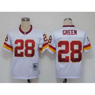 Mitchell And Ness Nike Washington Commanders #28 Darrell Green White Stitched NFL Jersey